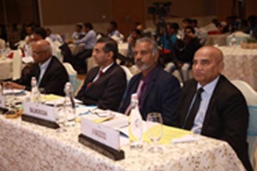 Dr Balamurugan with Co juries at CII program