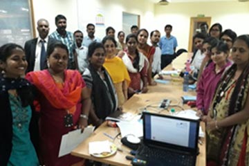 Dr Balamurugan delivering Workshop and training program on Corporate Etiquettes and Professionalism