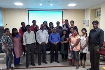 Dr Balamurugan conducting a Workshop on Understanding working capital and how to manage the same for MSME