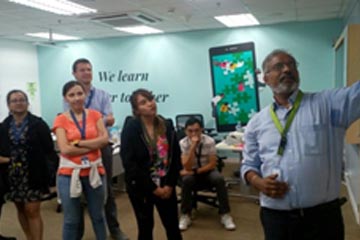 Dr Balamurugan conducting Group activities during Lean Six Sigma Workshop at Philippines